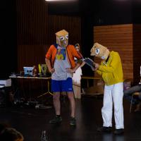 La Mandale - La perruque d'Andy Warhol - 24ème festival Graines de Rue ©Dominique Trillaud